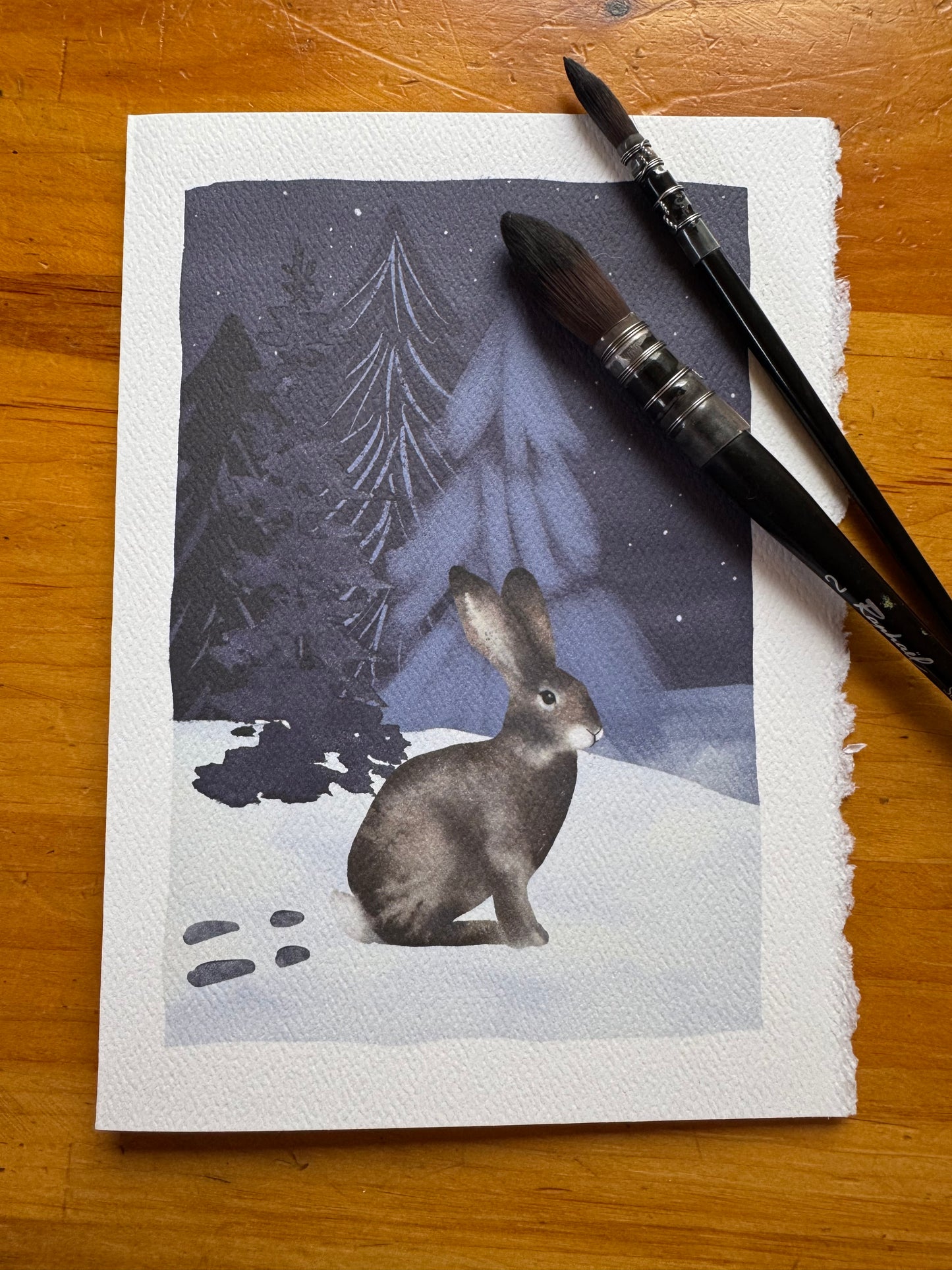 Brightly Shining Greeting Card Set - Rabbit